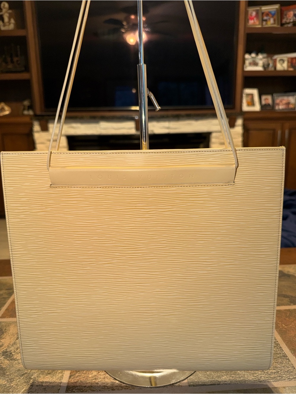 Authentic Louis Vuitton Vintage Epi Saint Tropez Tote Vanilla